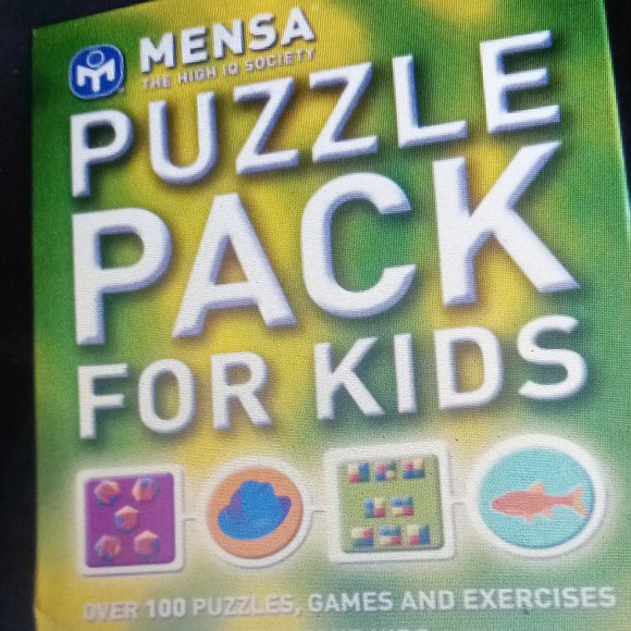 Mensa Puzzle Pack for Kids to Learn New Skills as New Never Used - Picture 1 of 2